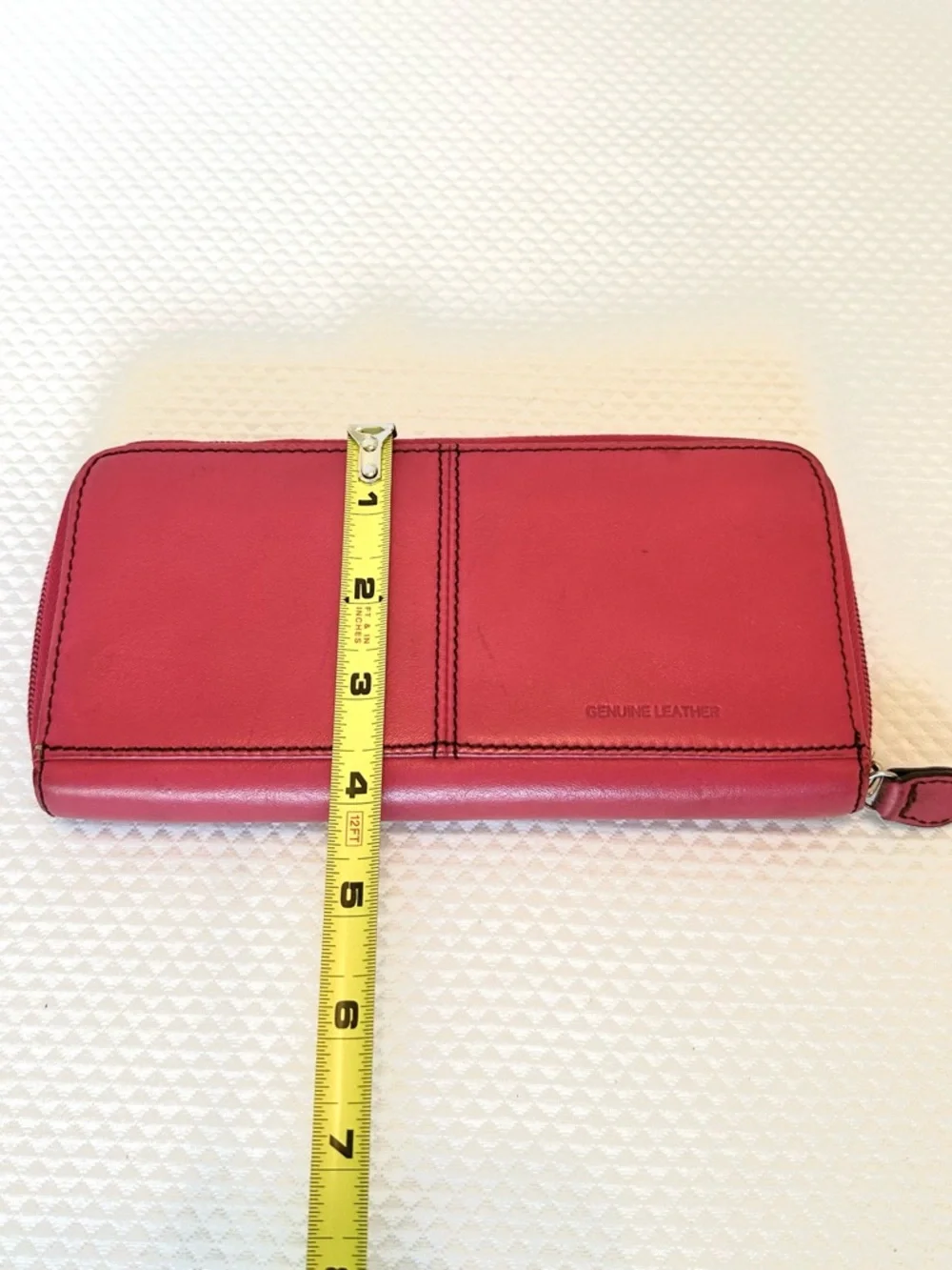 Etienne Aigner Hot‎ Pink Zip-Around Leather Wallet Perfect Size